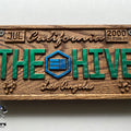 LE 311 Wood License Plate #2 - THE HIVE