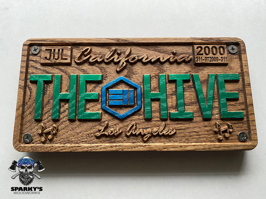 LE 311 License Plate #2 - THE HIVE