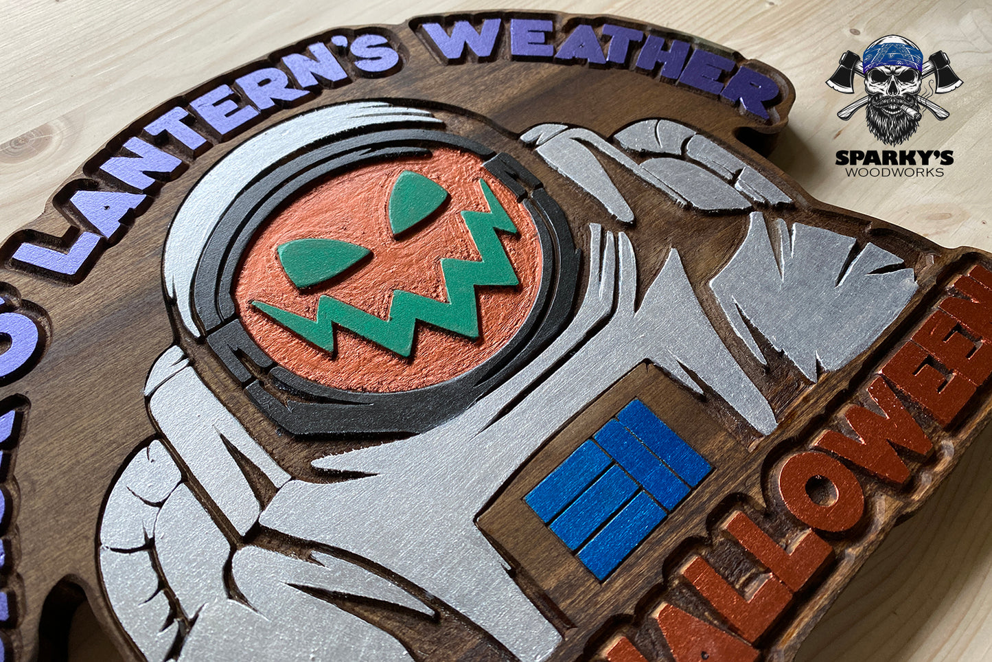 Limited Edition 311 "Spaceman Jack" GITD Halloween Sign