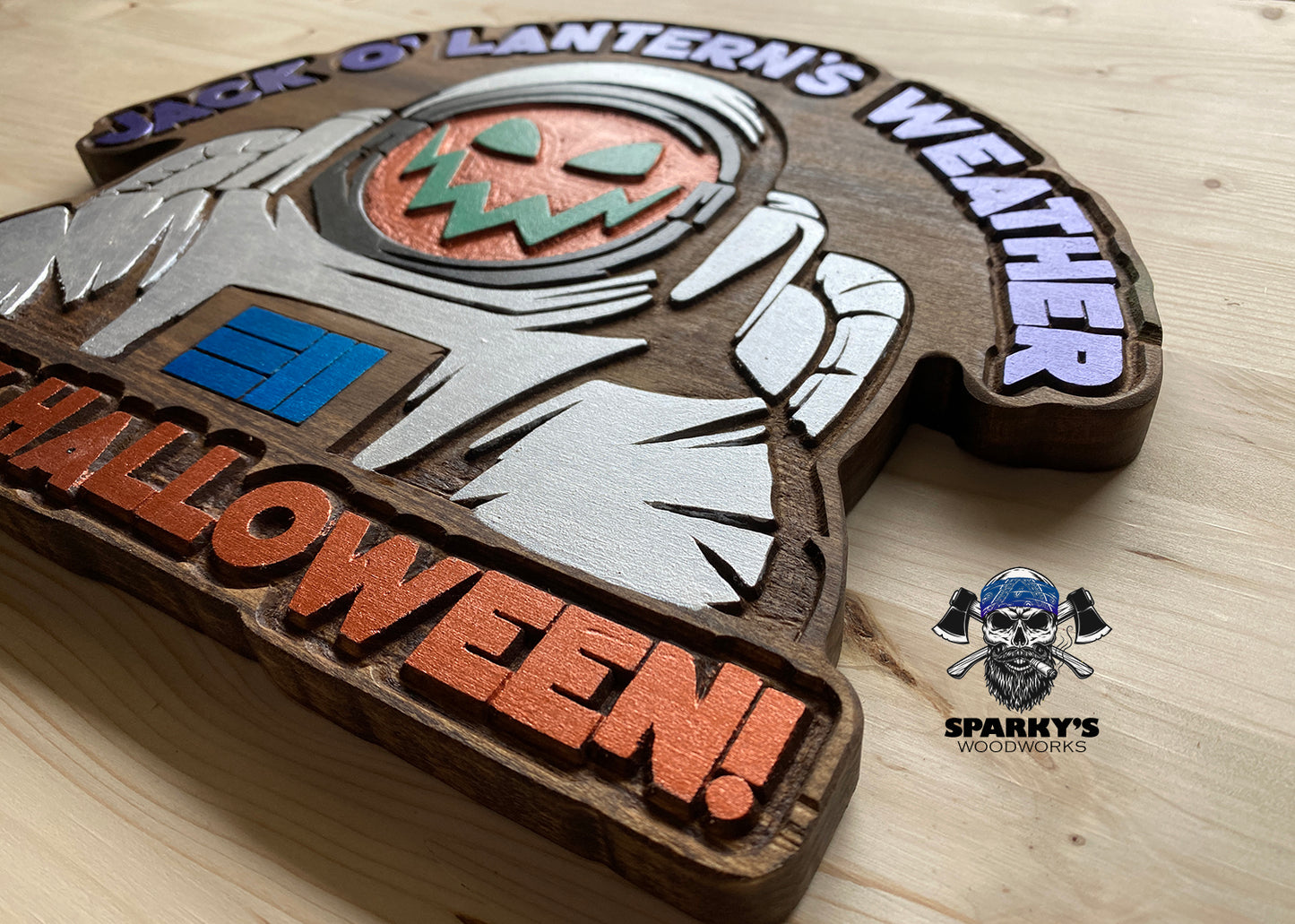Limited Edition 311 "Spaceman Jack" GITD Halloween Sign