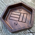 311 Wood Catch-All Walnut Bowl Tray