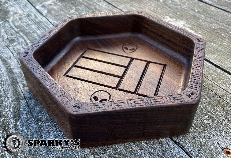 311 Catch-All Bowl Tray - Walnut