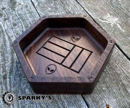 311 Catch-All Bowl Tray - Walnut