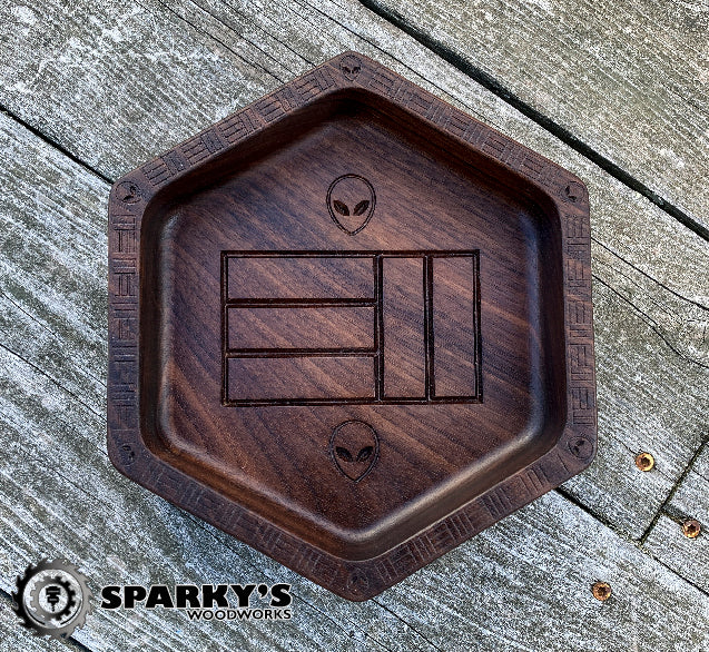 311 Catch-All Bowl Tray - Walnut