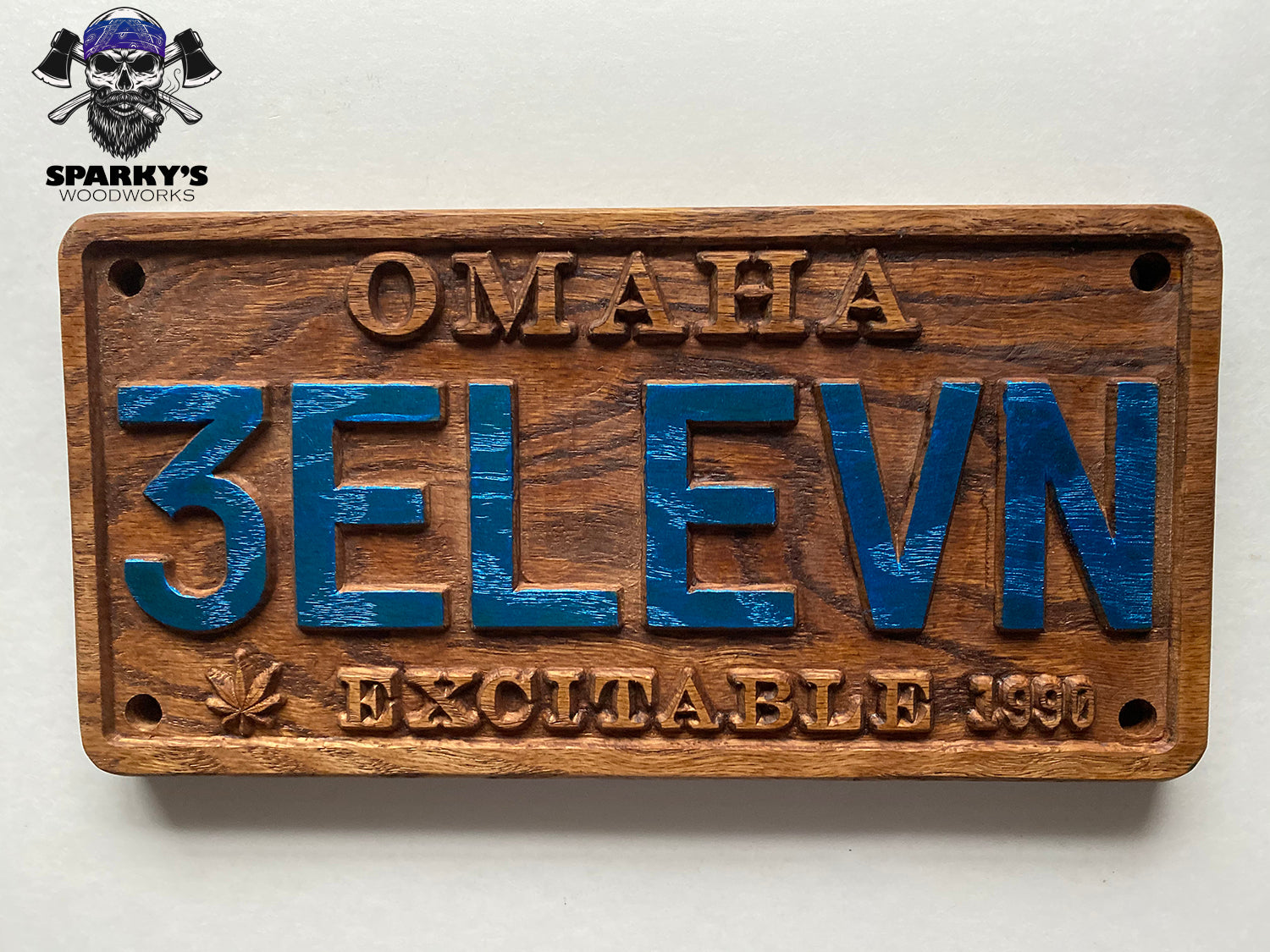 LE 311 Wood License Plate #1 - 3ELEVN