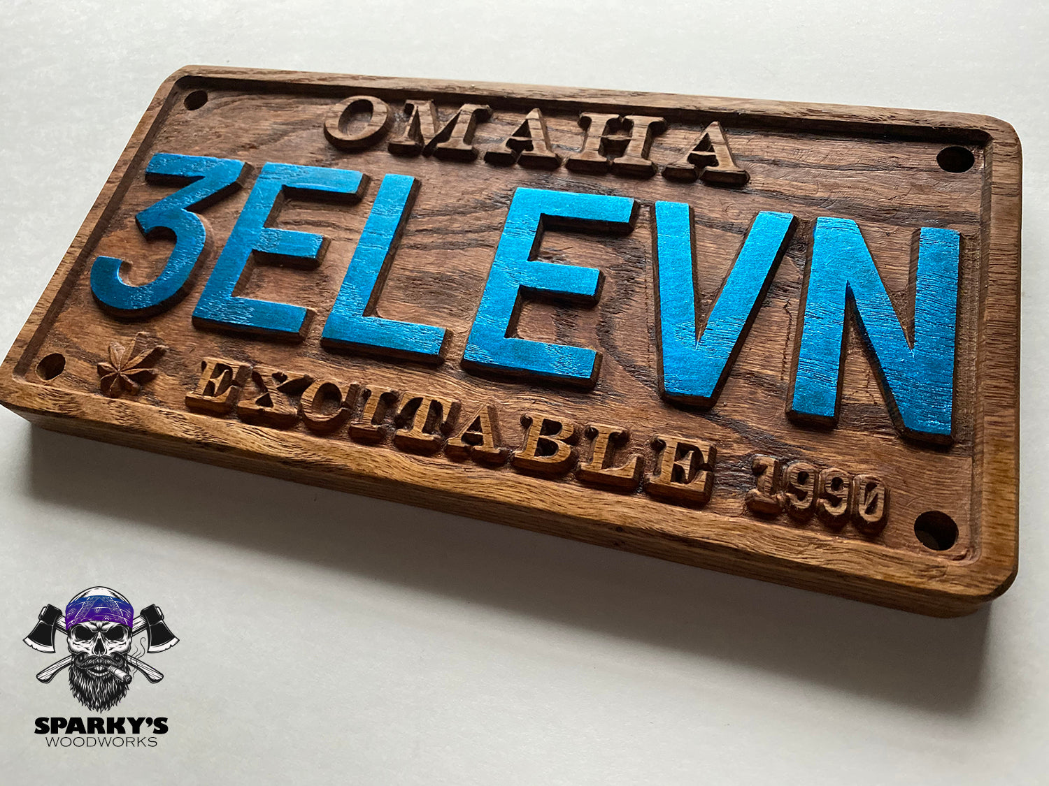LE 311 Wood License Plate #1 - 3ELEVN
