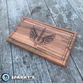 STL Battlehawks Wood Cutting Board - Prototype
