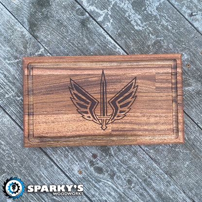 STL Battlehawks Cutting Board (PROTOTYPE)