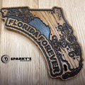 Florida Forever Wood Mandala