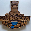 St. Louis Blues Stanley Cup Champions Wood Sign