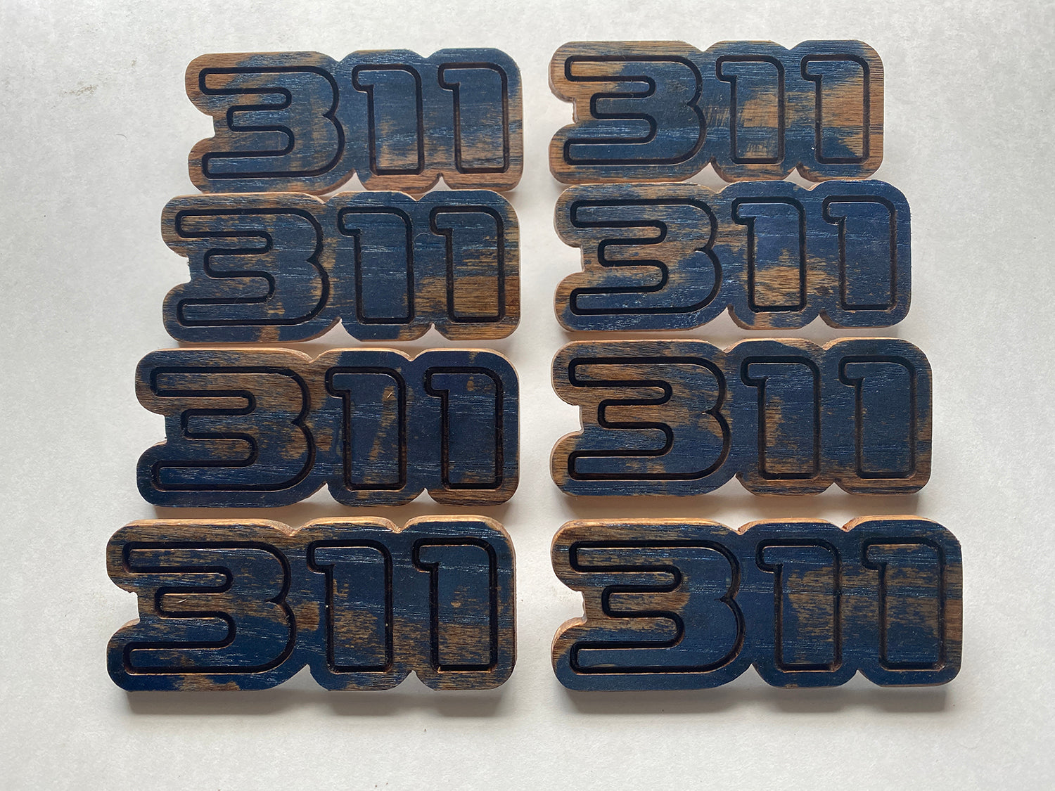 Limited Edition 311 Weathered Wood Pin