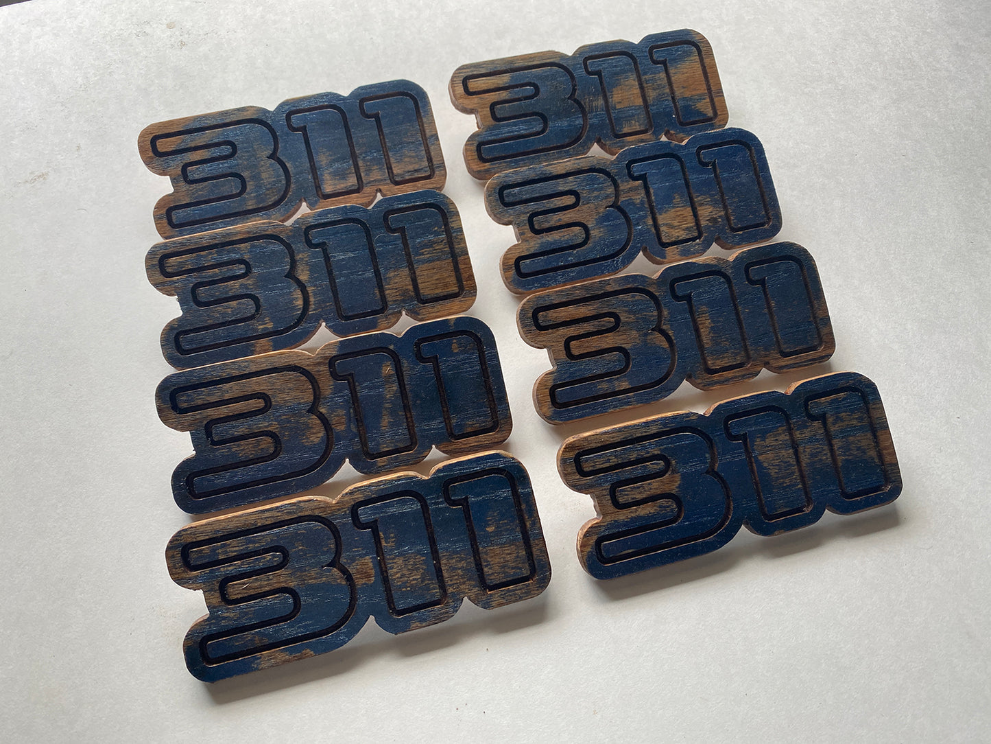 Limited Edition 311 Weathered Wood Pin