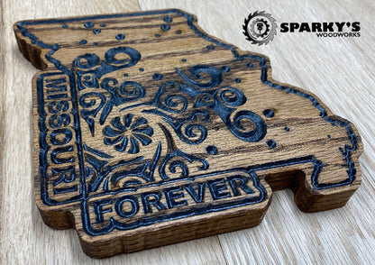 Missouri Forever Wood Mandala