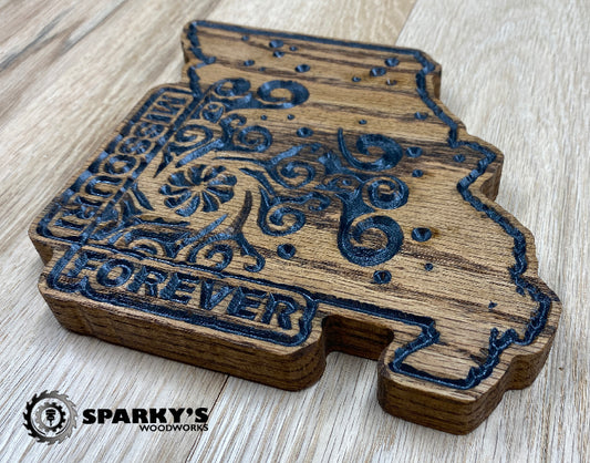 Missouri Forever Wood Mandala