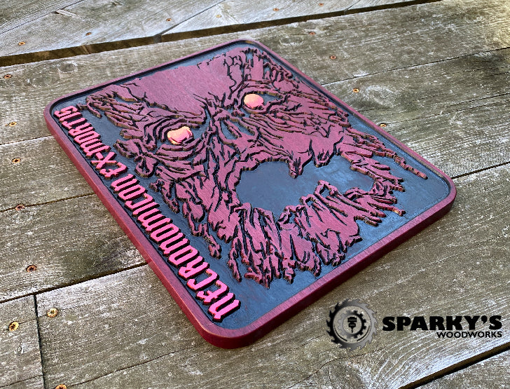 Necronomicon Ex-Mortis Wood Art - Specialty - Size Large