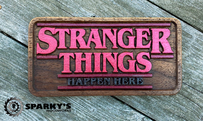 Stranger Things - Happen Here - Walnut SMALL