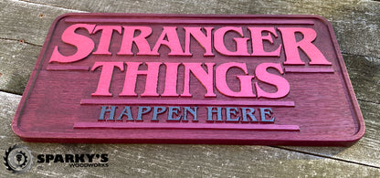 Stranger Things - Happen Here - Purpleheart LARGE